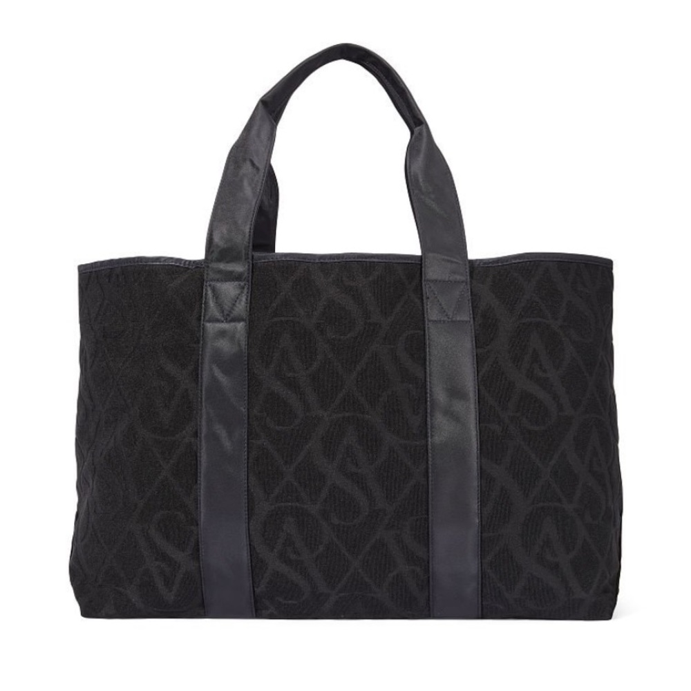 Victoria secret Terry Beach Bag water-resistant lining for swim essentials